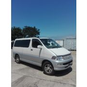 Вентилятор радиатора кондиционера Toyota Hiace Regius KCH46G 1KZ-TE A343F A02A 1997 НИ1081